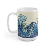 Waves Ceramic Mug