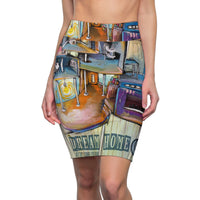 Women's "Dream Home" Pencil Skirt