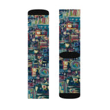 "The Map To" Sublimation Socks