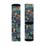 "The Map To" Sublimation Socks