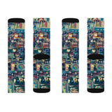 "The Map To" Sublimation Socks