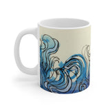 Waves Ceramic Mug